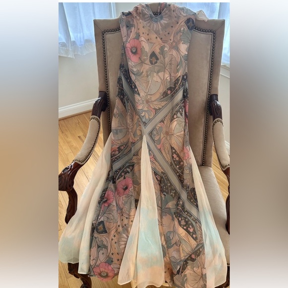 Free People Celestial Nights Fairy Combo Maxi Dress NWT Size XS - Picture 9 of 15